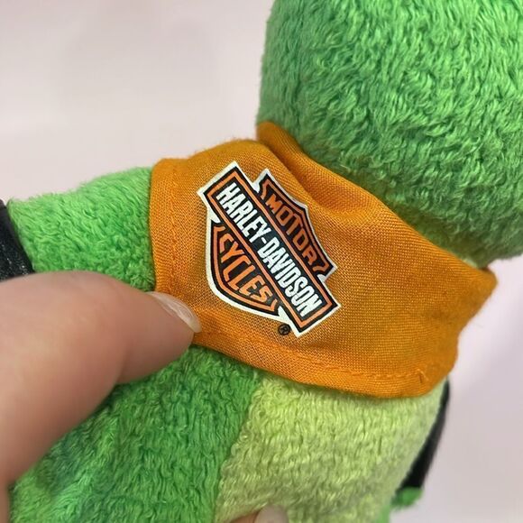2009 Harley Davidson Revit The Frog Bean Bag Plush 8.5” long Good Used Condition - Picture 9 of 9